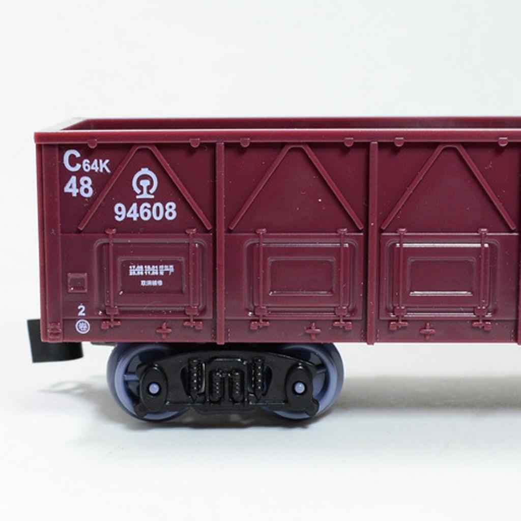 1:87 Simulation Train Model Carriage Kids Toy Electric Track Freight Cars D