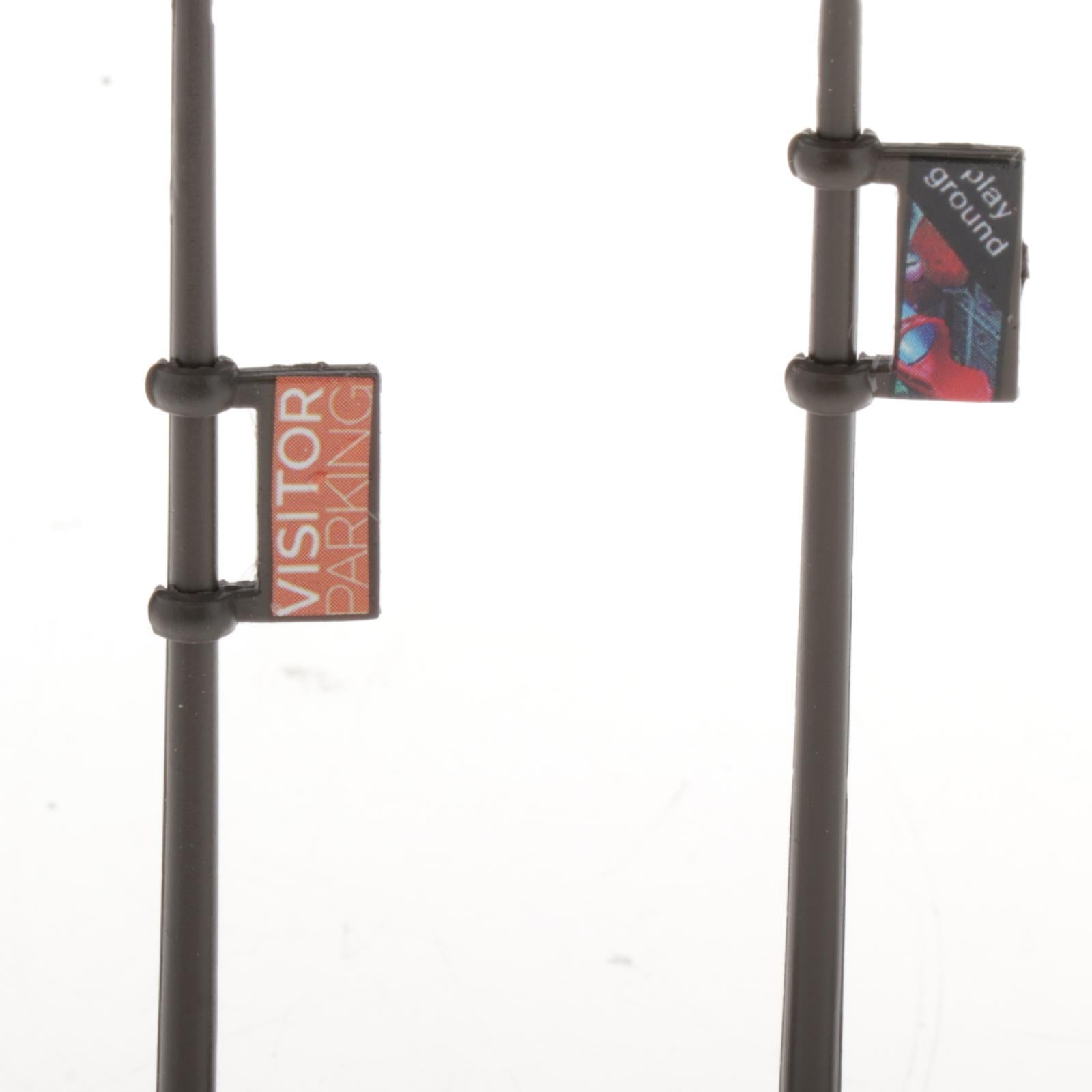2x3pcs 1/87 Electric Line Poles Telephone Poles SCENERY Building Accessories
