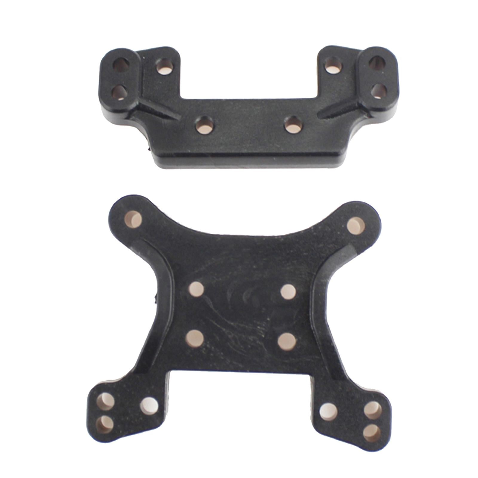 6xBlack Plastic RC Car Shock Absorber Plate Set Fits 1:12 WLtoys 124018 Parts