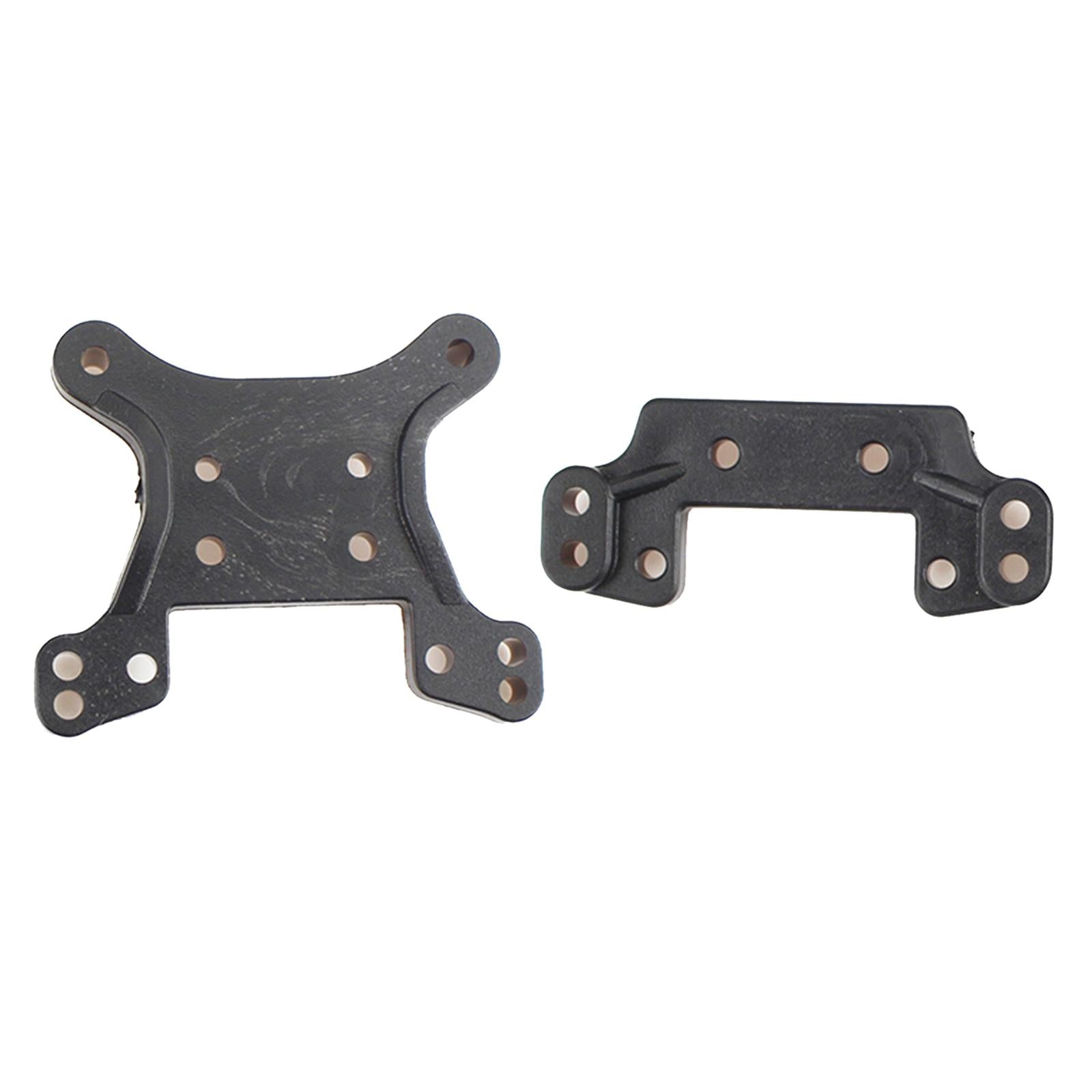2xBlack Plastic RC Car Shock Absorber Plate Set Fits 1:12 WLtoys 124018 Parts