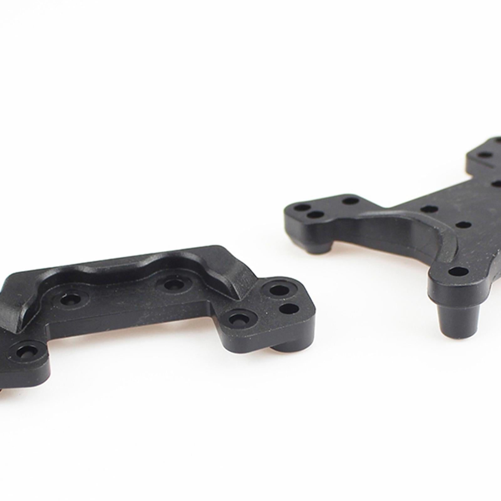 6xBlack Plastic RC Car Shock Absorber Plate Set Fits 1:12 WLtoys 124018 Parts