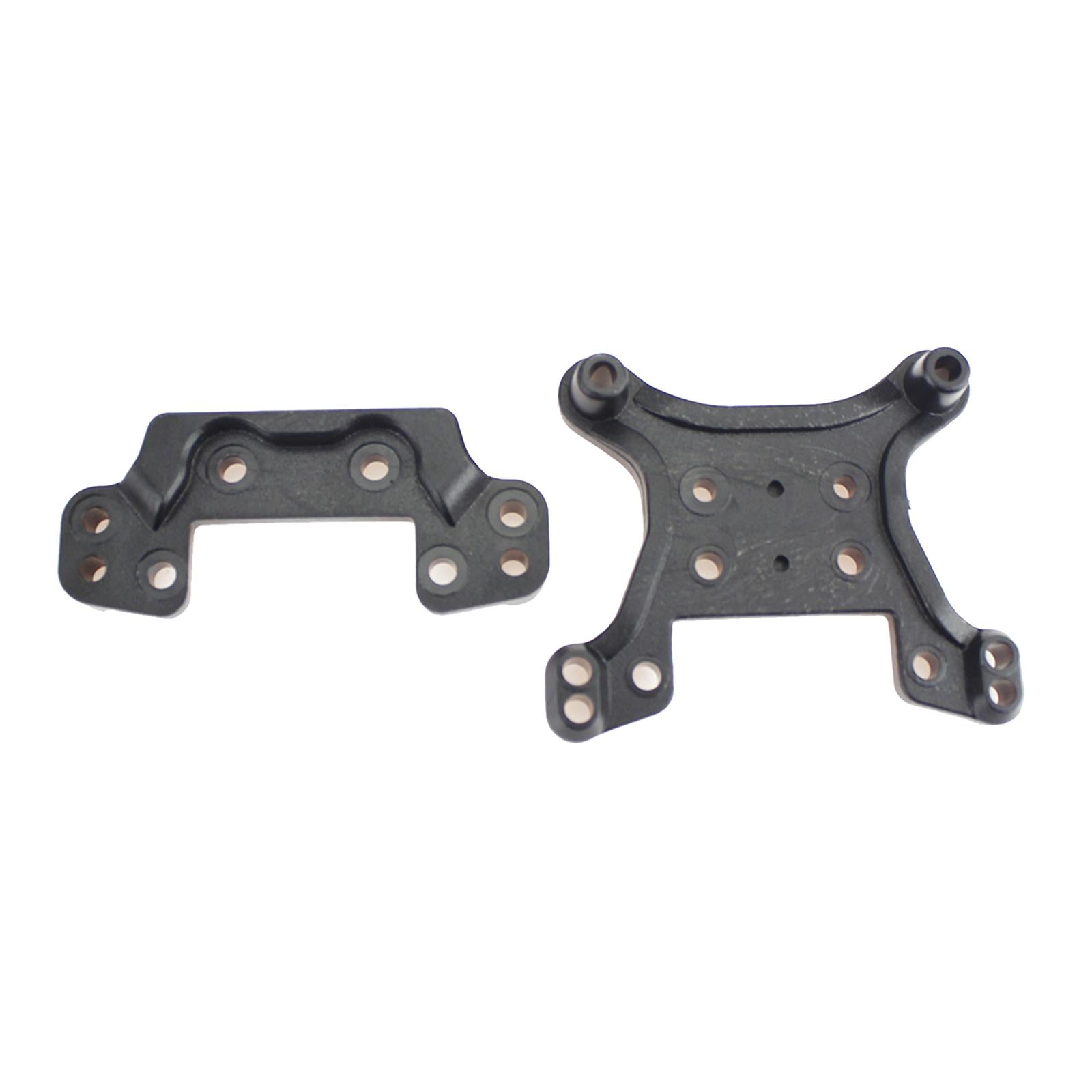 6xBlack Plastic RC Car Shock Absorber Plate Set Fits 1:12 WLtoys 124018 Parts