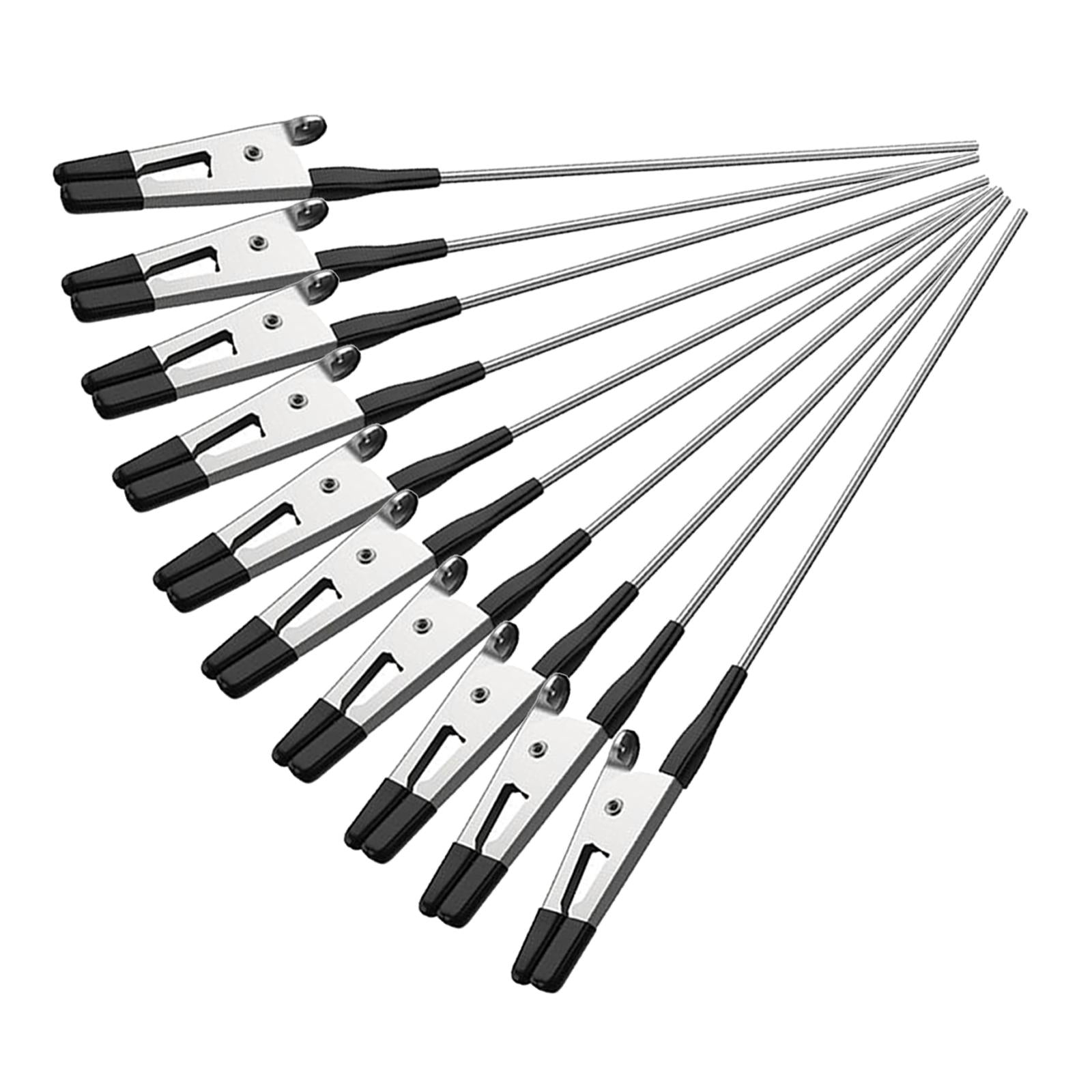 4x10x Metal Wire Alligator Clamp Long-Tailed Alligator Iron Clip Clasp for DIY Style2