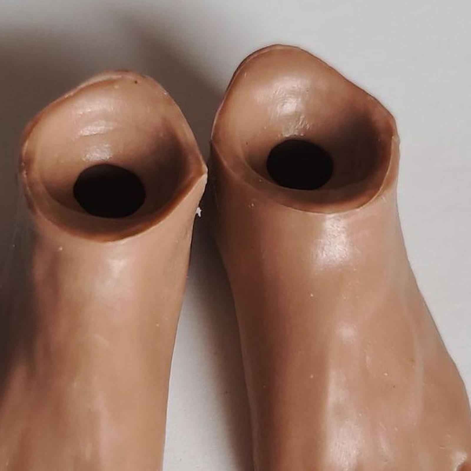 Nude Male / Female 1/6 Scale Action Figure Pair of Feet Style 5