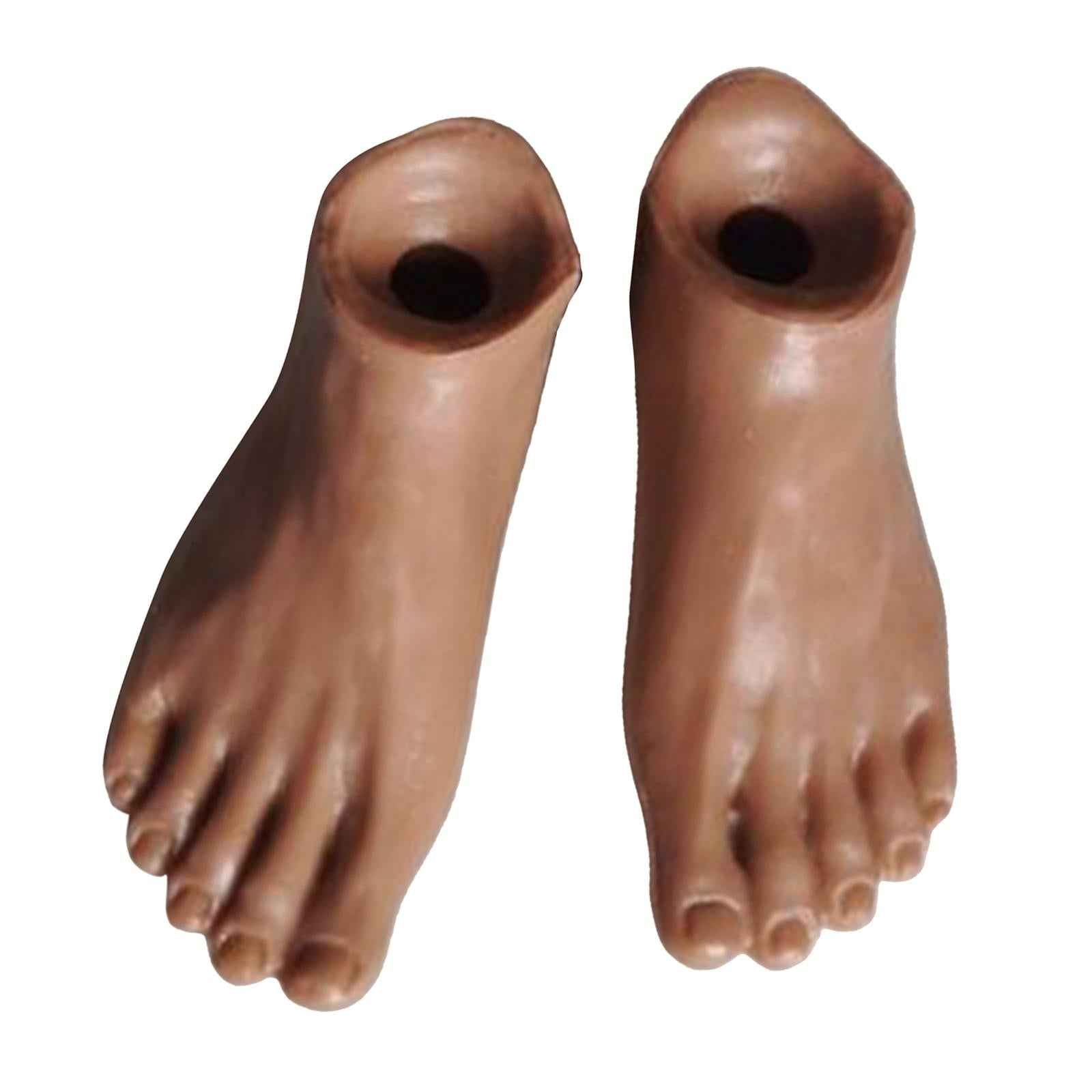 Nude Male / Female 1/6 Scale Action Figure Pair of Feet Style 5
