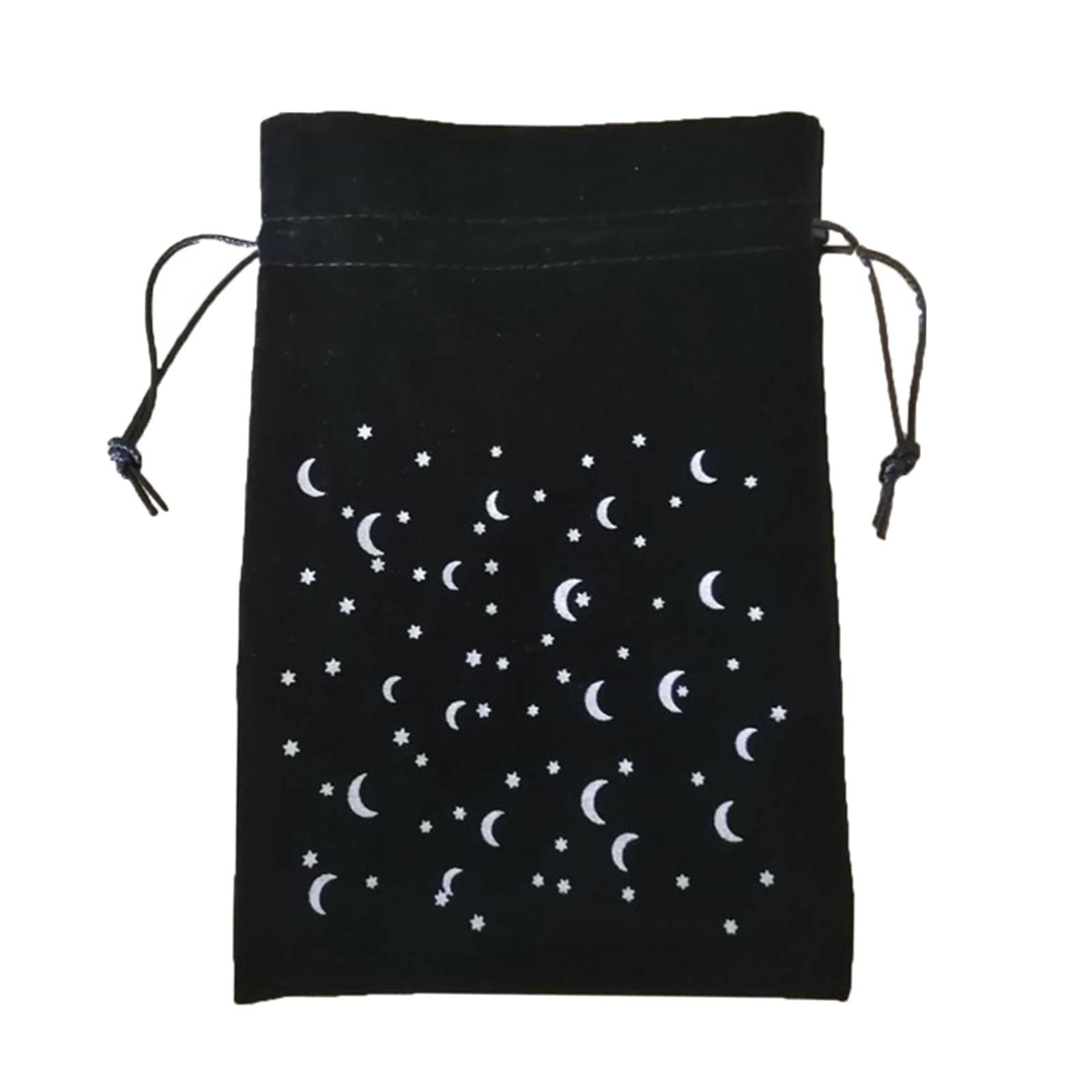 2xVelvet Tarot Card Container 13x18cm w/ Drawstring for Board Game Accessories