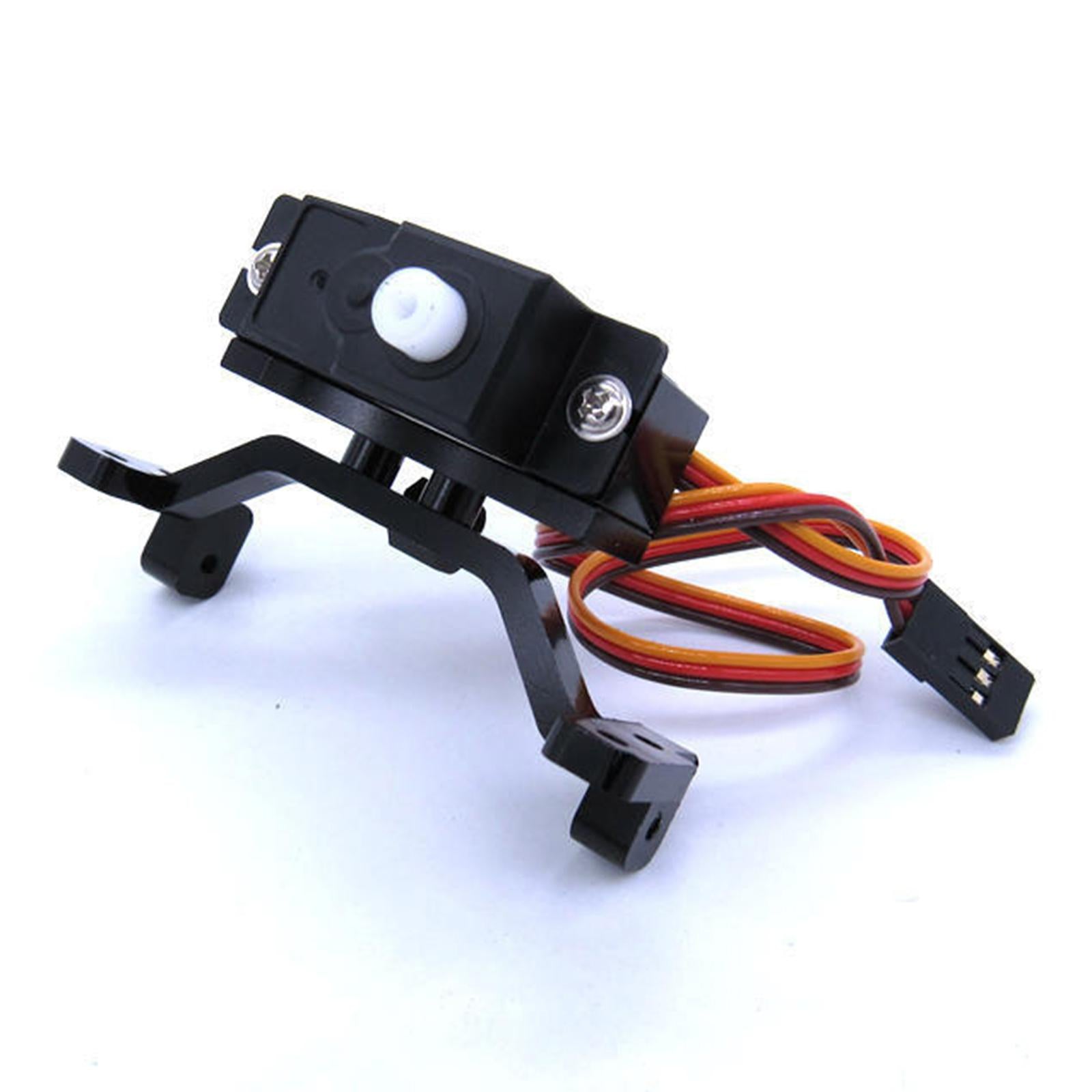 Aluminum Pull Rod Base Seat Servo Fixed Mount for MN D90 D91 D96 D99S 1/12 Silver