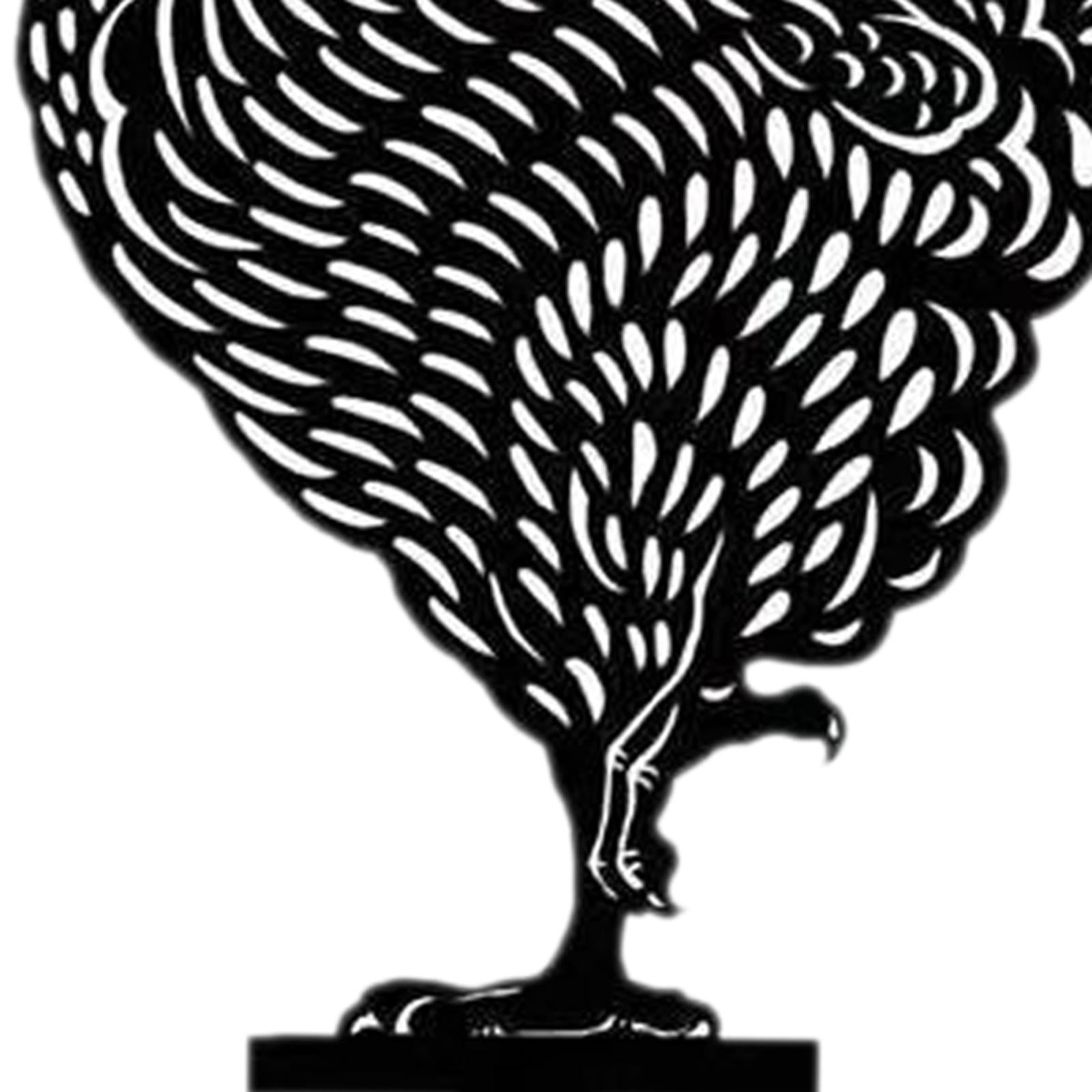 Acrylic Chicken Yard Art Rooster Hen Chicken Yard Stake Garden Floor Decor D