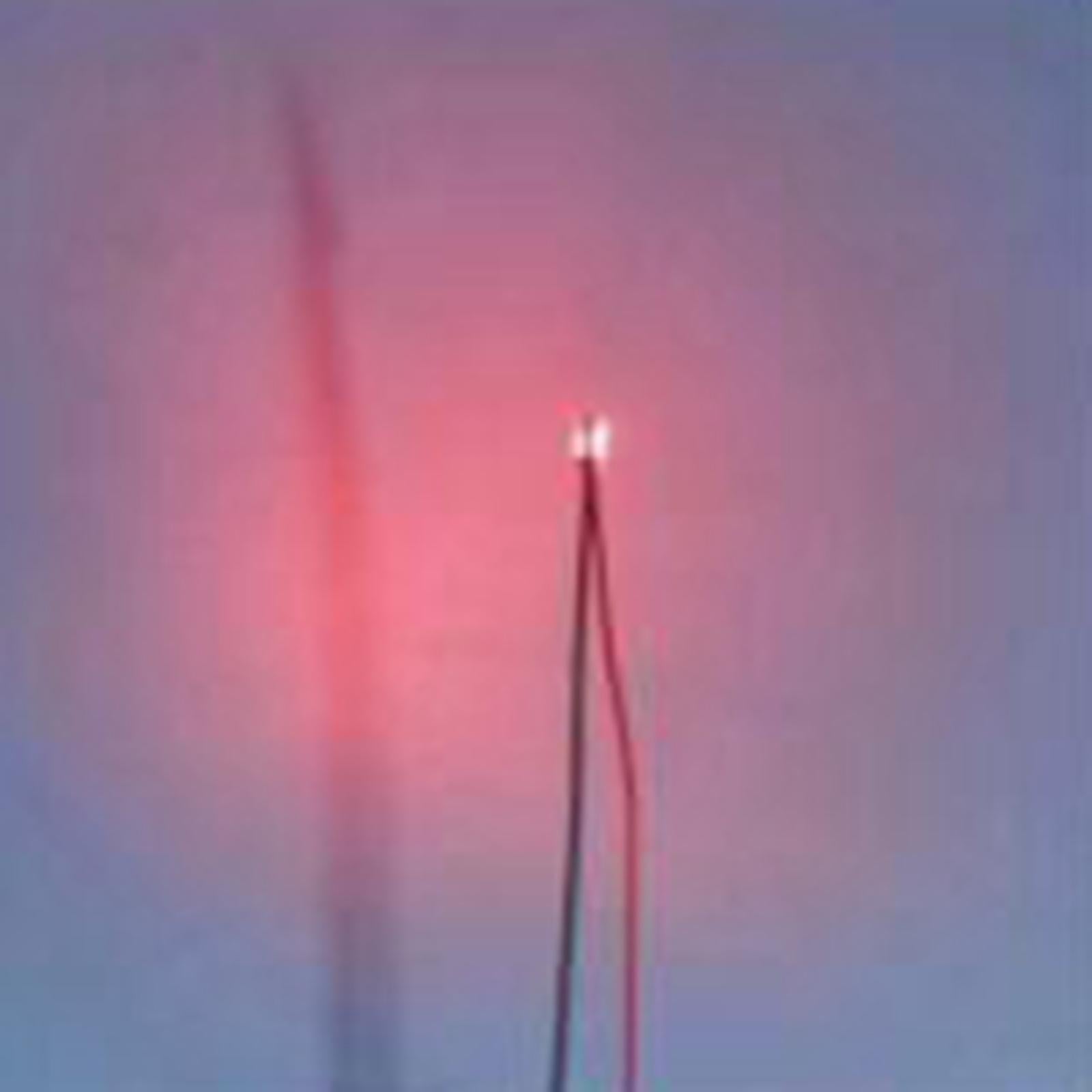 2x10x Train Railway Lamppost Mini Garden Lawn LED Lights Scenery Red