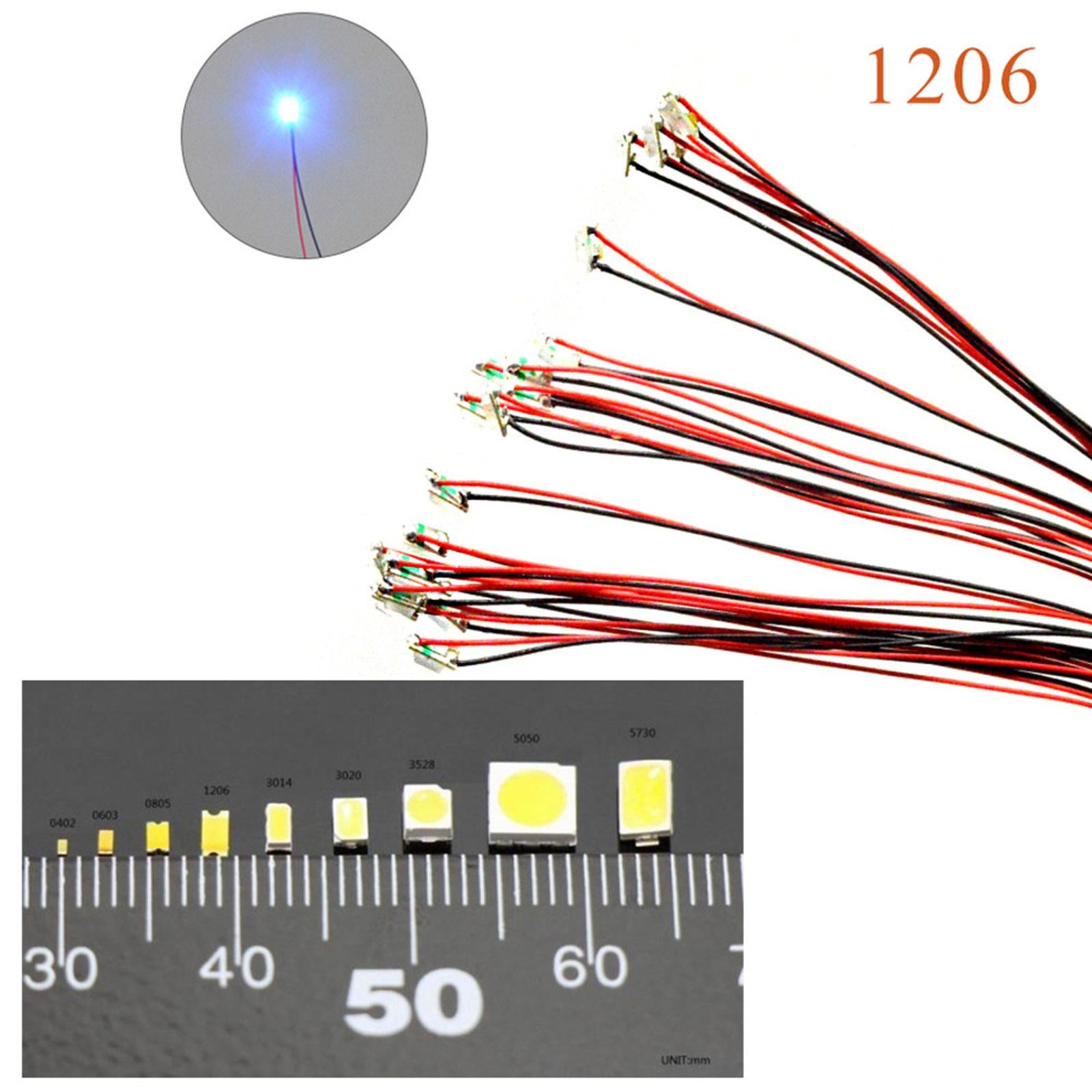 3x10x Train Railway Lamppost Mini Garden Lawn LED Lights Scenery Red