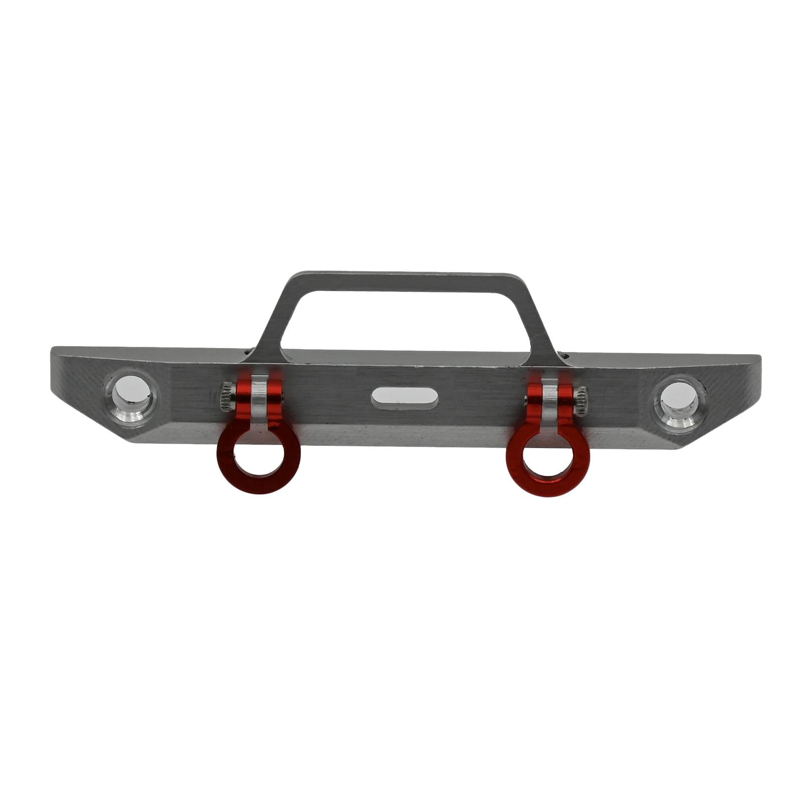 Aluminum Alloy Front Bumper for Axial SCX24 AXI90081 1/24 RC Car Silver