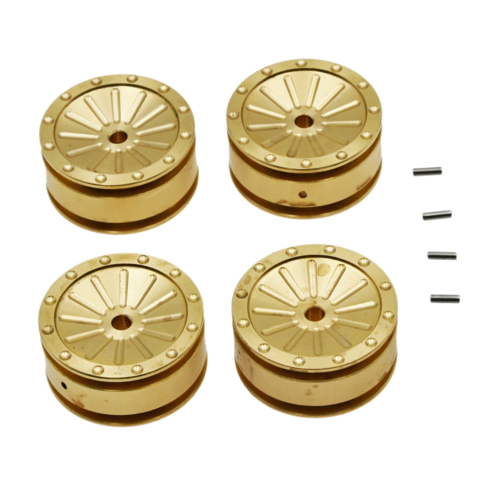 Balance Weight Brass Wheel for Axial SCX24 90081 RC Crawler Replacement 4pcs