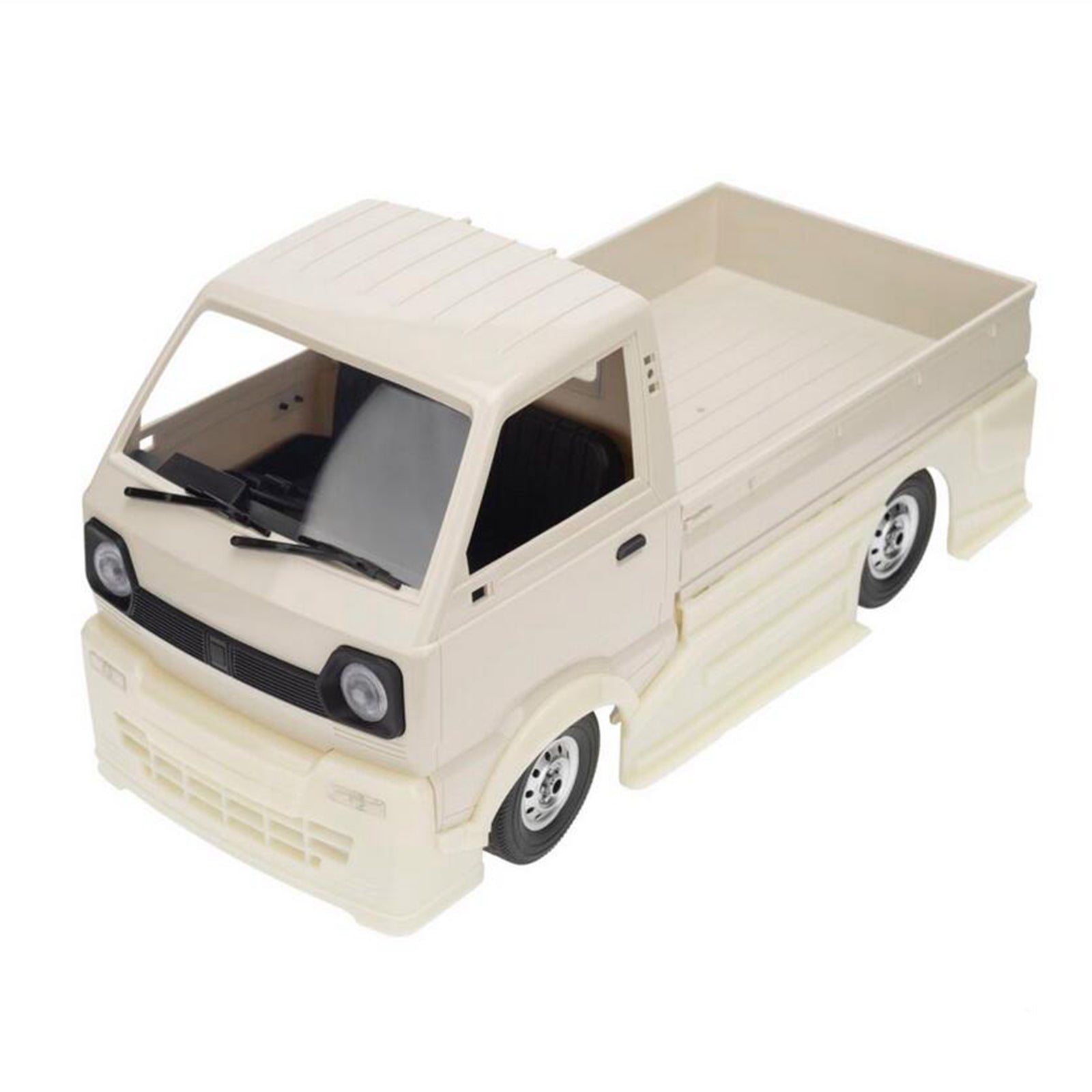 Body Encirclement Body Shell with Front Rear Light for WPL D12 1:10 RC Beige