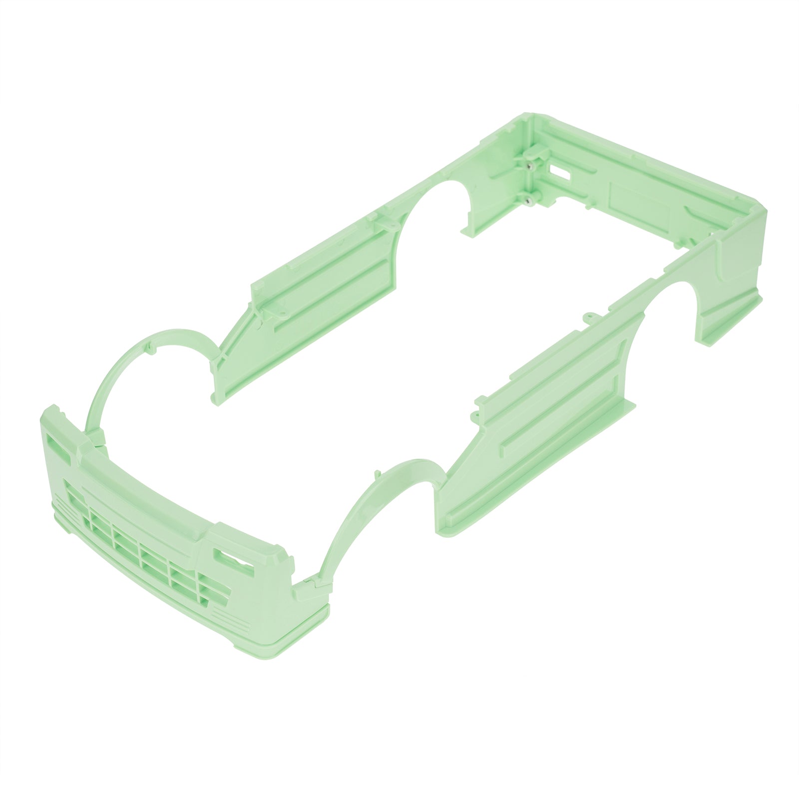 Body Encirclement Body Shell with Front Rear Light for WPL D12 1:10 RC Green