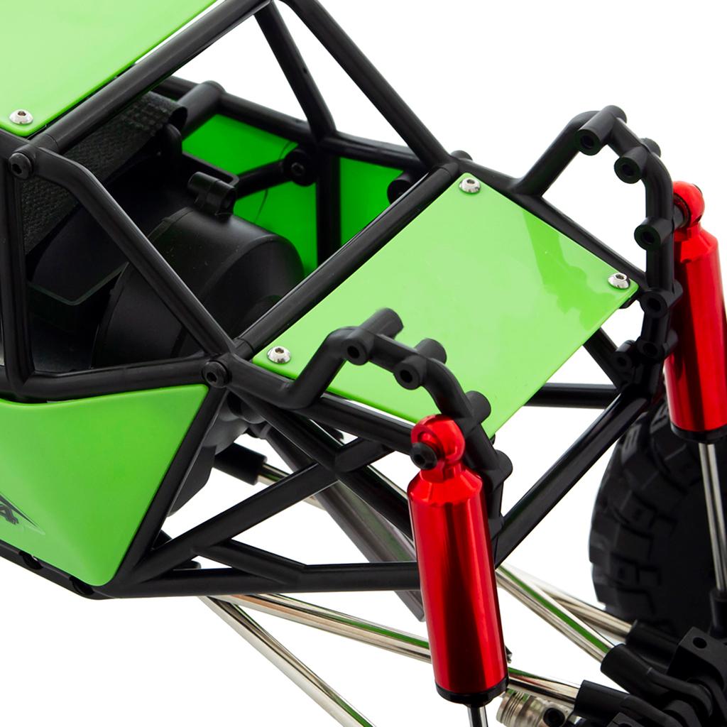 Chassis Tube Roll Cage for Axial SCX10 1/10 RC Crawler Rock Car Hobby Gifts green with wheels