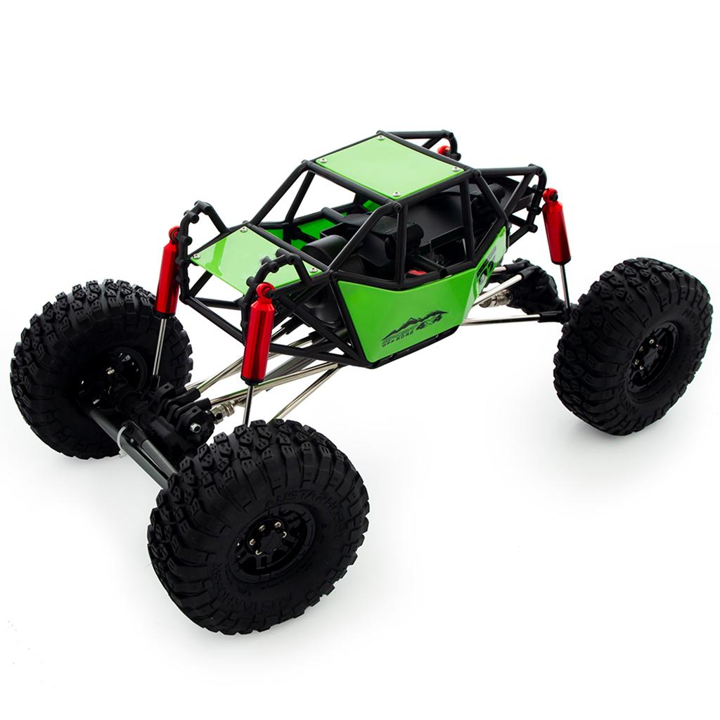 Chassis Tube Roll Cage for Axial SCX10 1/10 RC Crawler Rock Car Hobby Gifts green with wheels