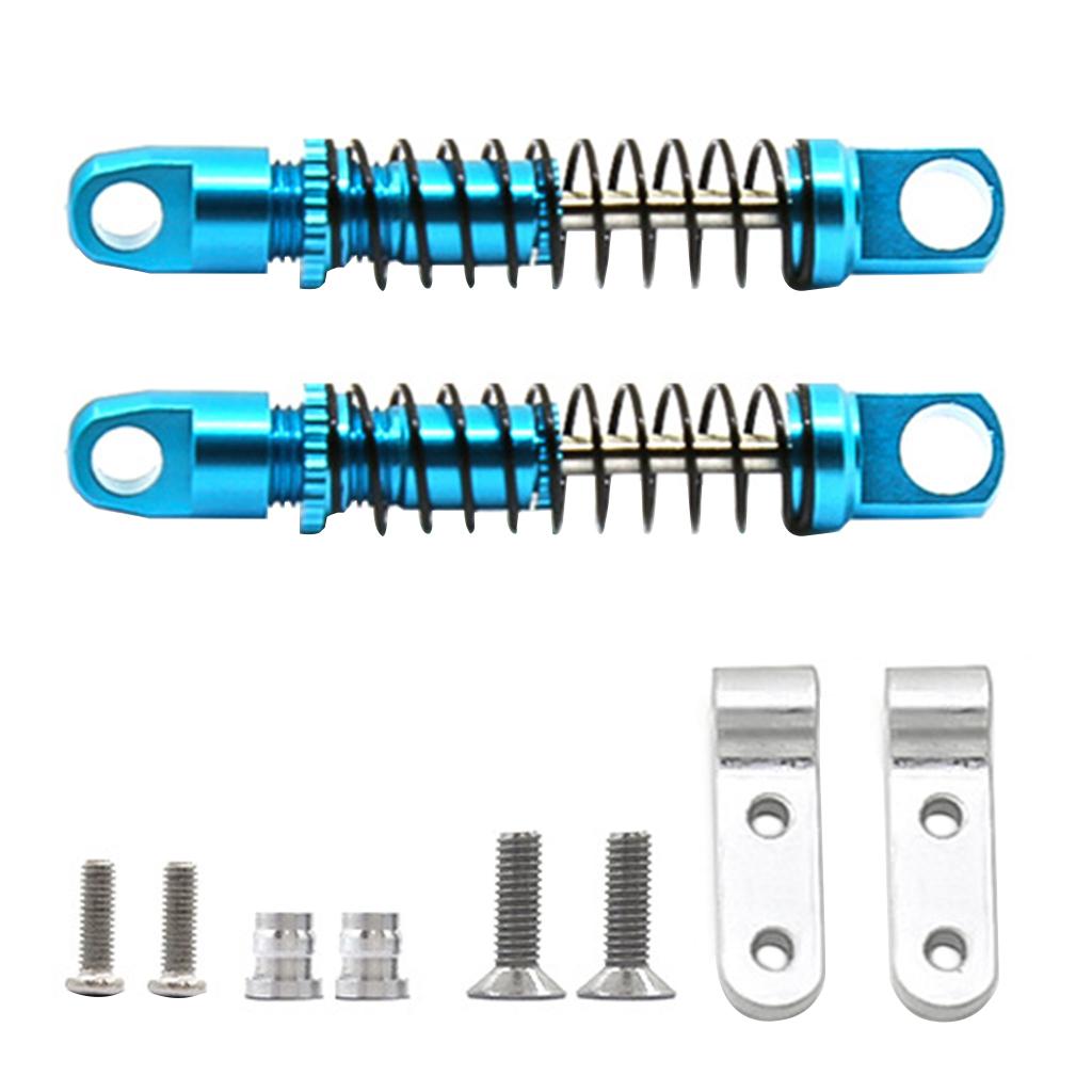 Aluminum Alloy Shock Absorber Damper Parts for WPL D12 1/10 RC Car Blue