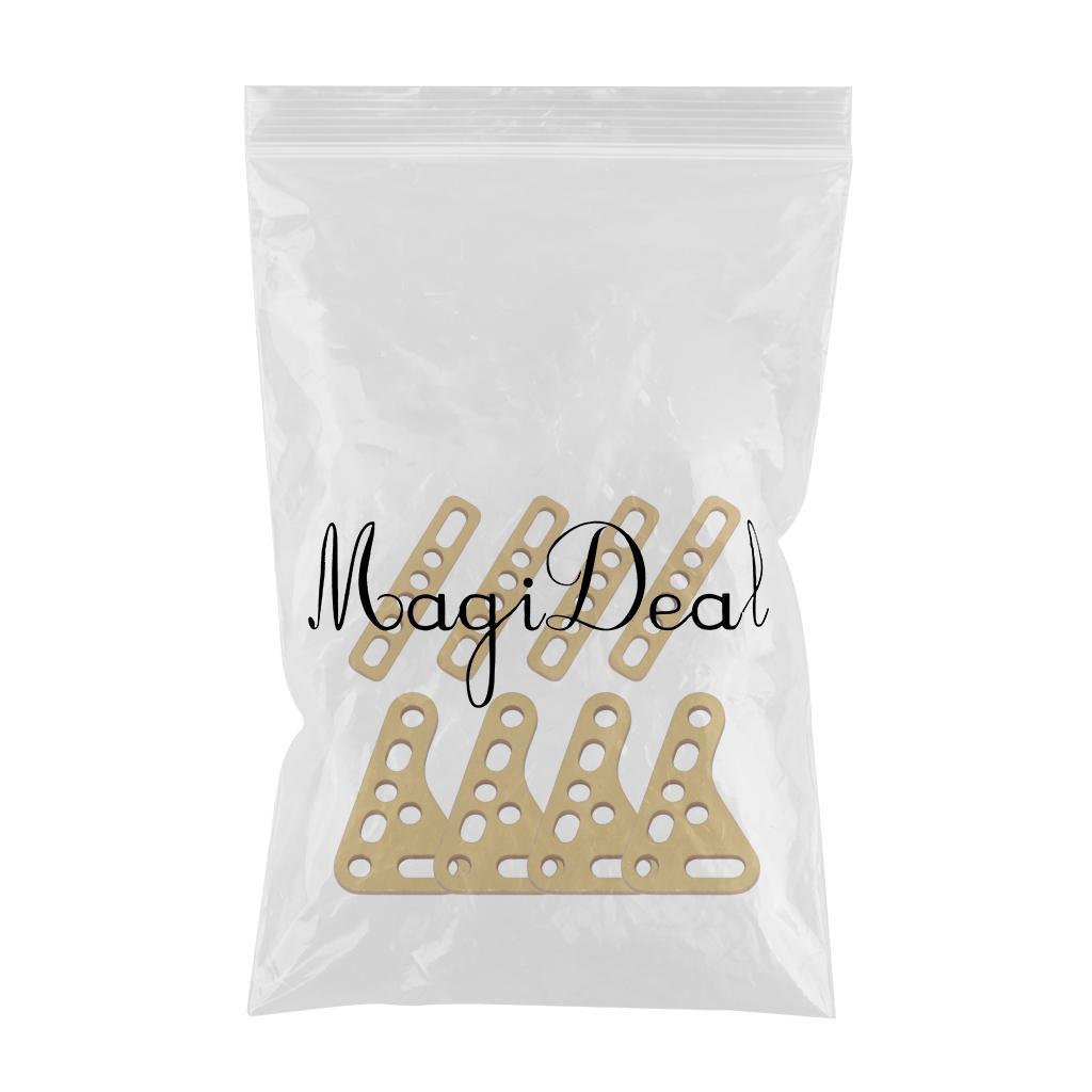 8x Metal Shock Absorber Mount for SCX10 SCX24 TRX4 TRX6 Scale RC Car Parts Gold