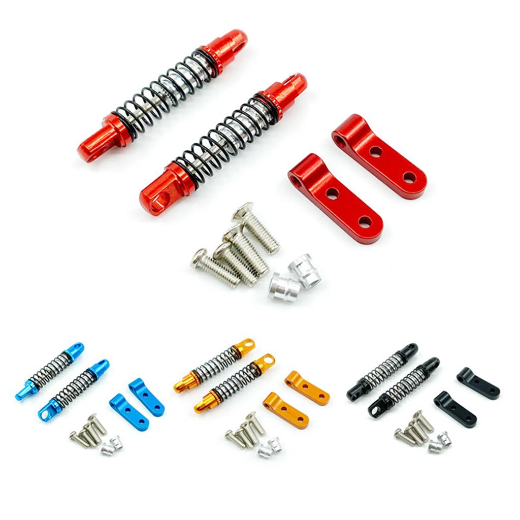 Alloy Shock Absorbers Damper Fit for WPL D12 RC Car Easy to Install Red