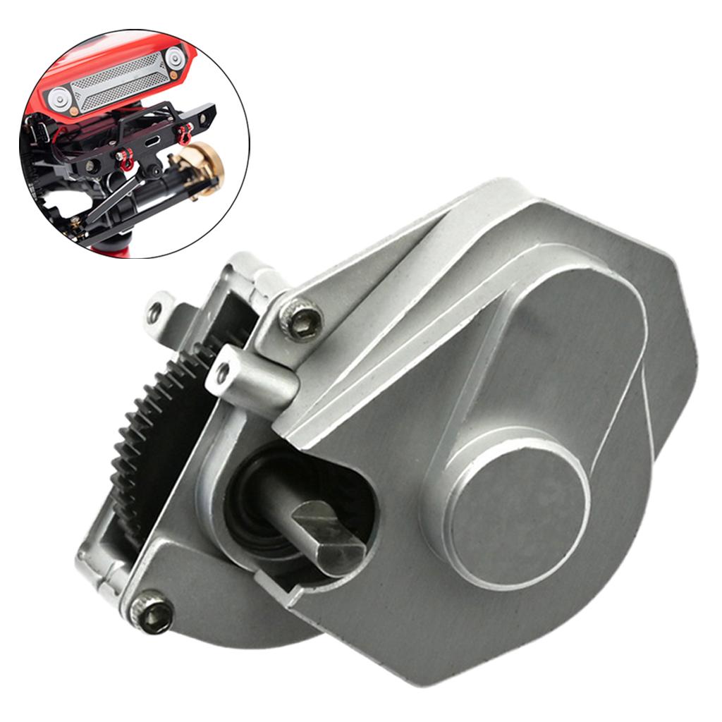 Aluminum Alloy Gear Box Replacements for 1/24 Axial SCX24 90081 Silver