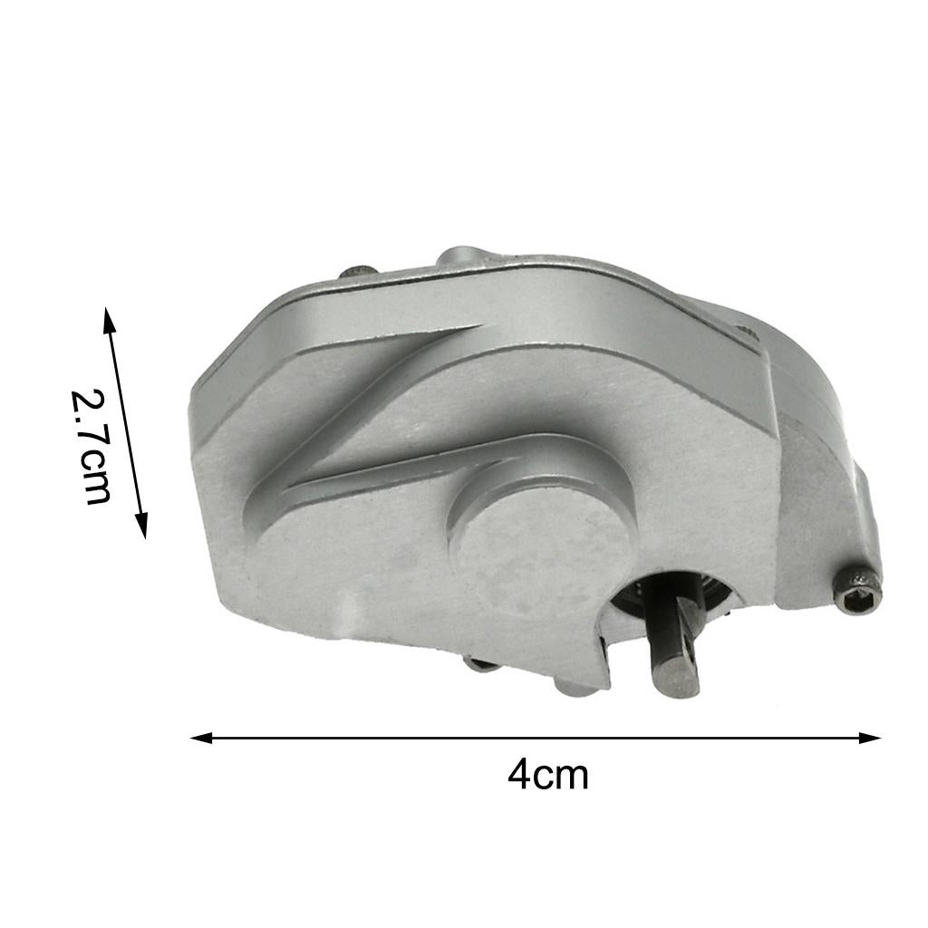 Aluminum Alloy Gear Box Replacements for 1/24 Axial SCX24 90081 Silver