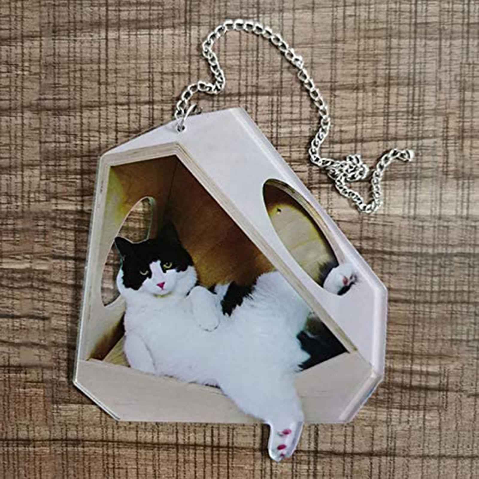 Cute Cat Car Pendant Hanging Decorative Ornaments for Rear View Mirror