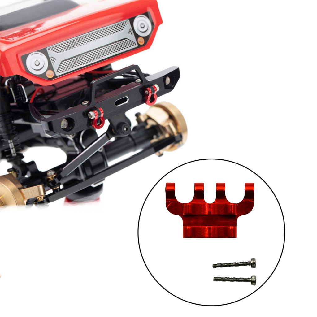 Aluminum Alloy Rear Link Mount for Axial SCX24 C10 1:12 RC Crawler Red