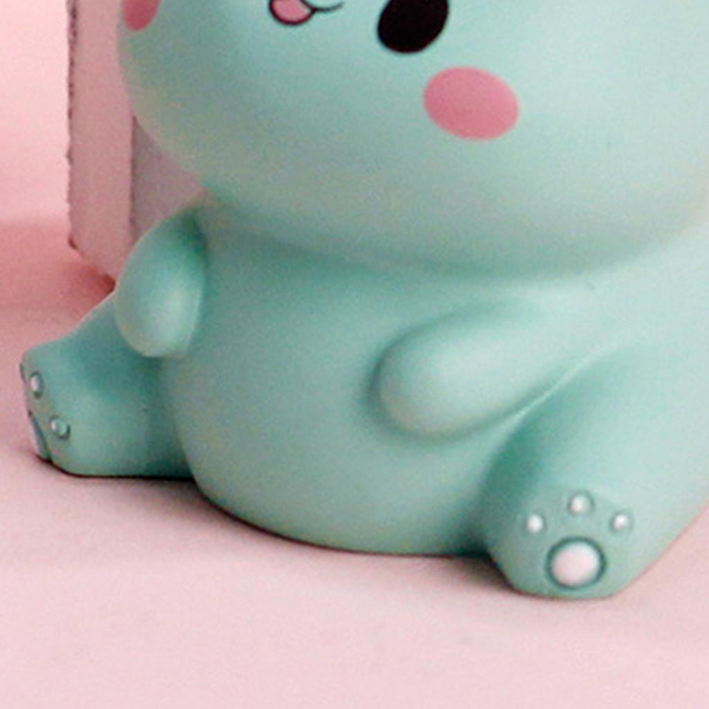 Dinosaur Figurine Statue Modern Abstract Resin Animal Craft Home Decoration Green