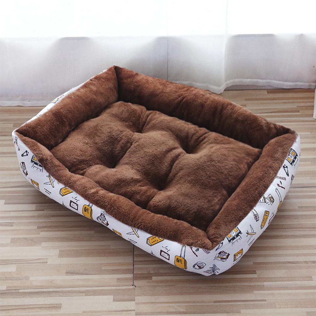Dog Bed Pet Bed Warm Comfortable Bed Nest House for Cat Dog Coffee S