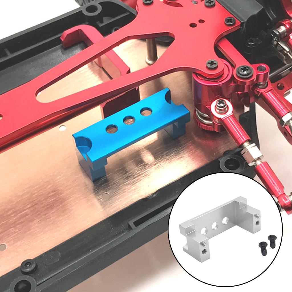 Alloy Servo Mount Stand Bracket for Wltoys 1/12 124018 124019 Parts Silver