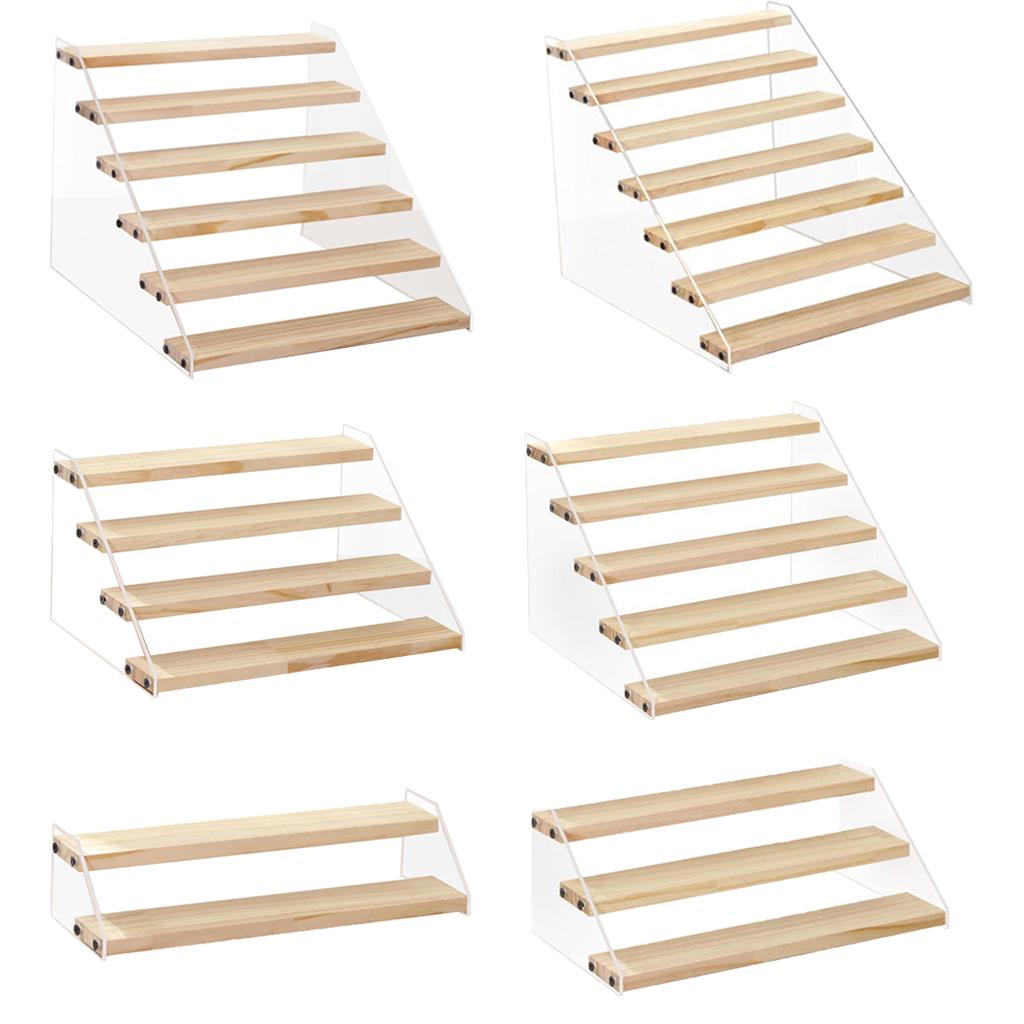 Acrylic Cupcake Display Stand Collection Organizer Desserts Holder 2 Layers