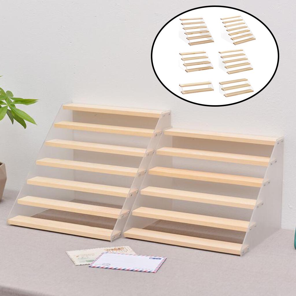 Acrylic Cupcake Display Stand Collection Organizer Desserts Holder 2 Layers