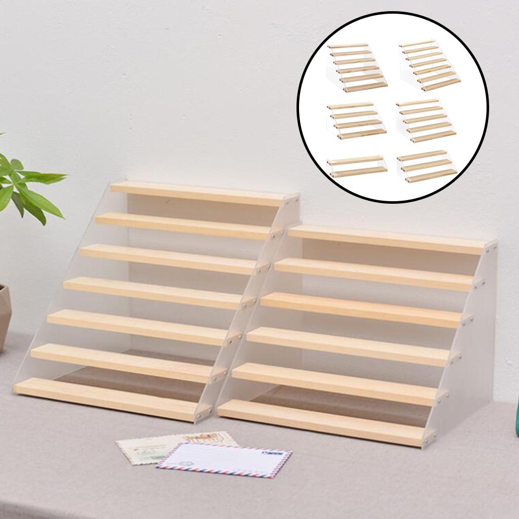 Acrylic Cupcake Display Stand Collection Organizer Desserts Holder 2 Layers