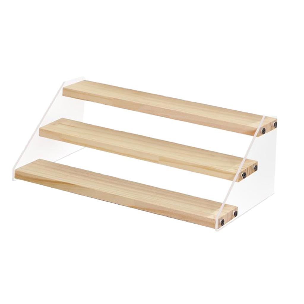 Acrylic Cupcake Display Stand Collection Organizer Desserts Holder 3 Layers