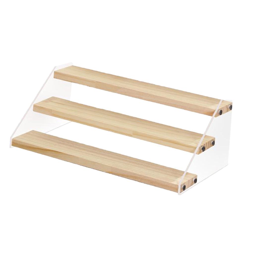 Acrylic Cupcake Display Stand Collection Organizer Desserts Holder 3 Layers