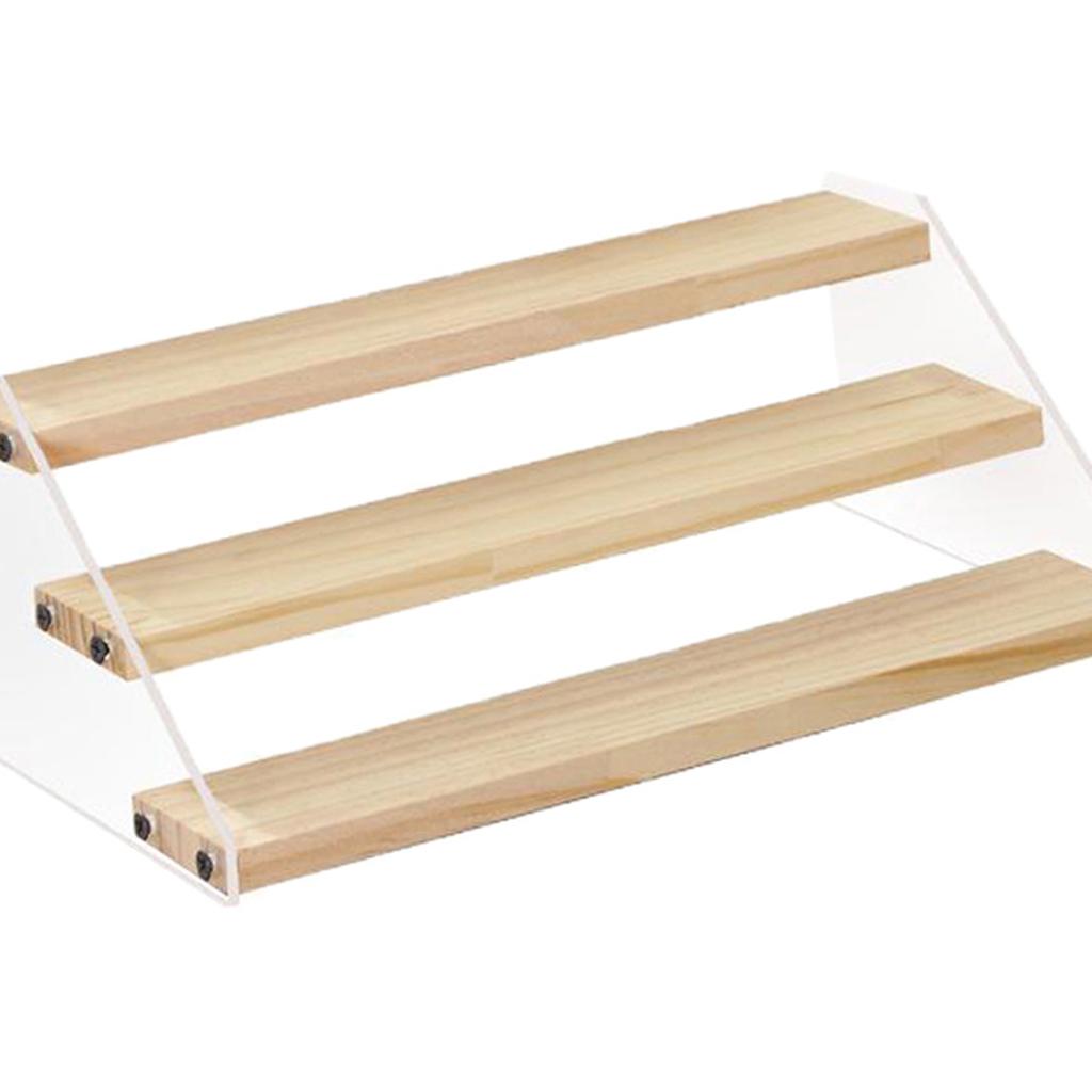 Acrylic Cupcake Display Stand Collection Organizer Desserts Holder 3 Layers