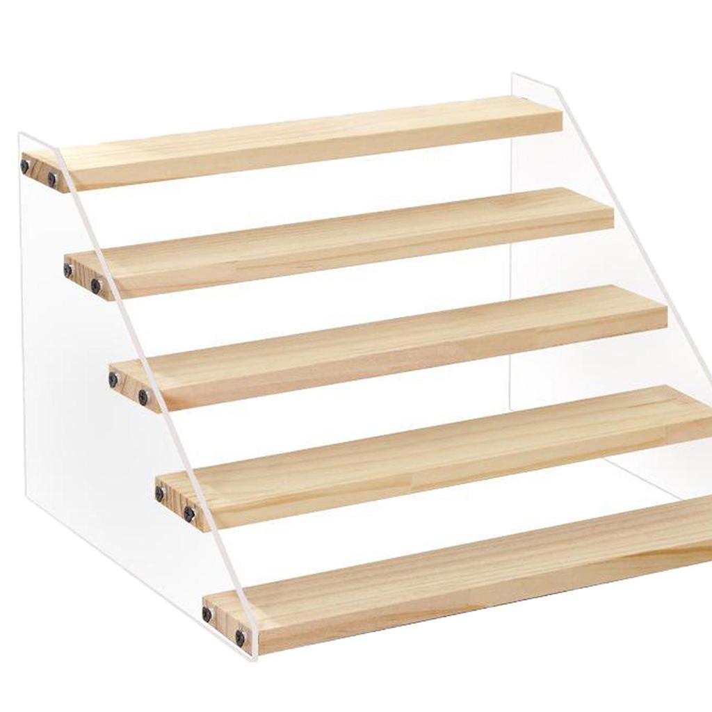 Acrylic Cupcake Display Stand Collection Organizer Desserts Holder 5 Layers