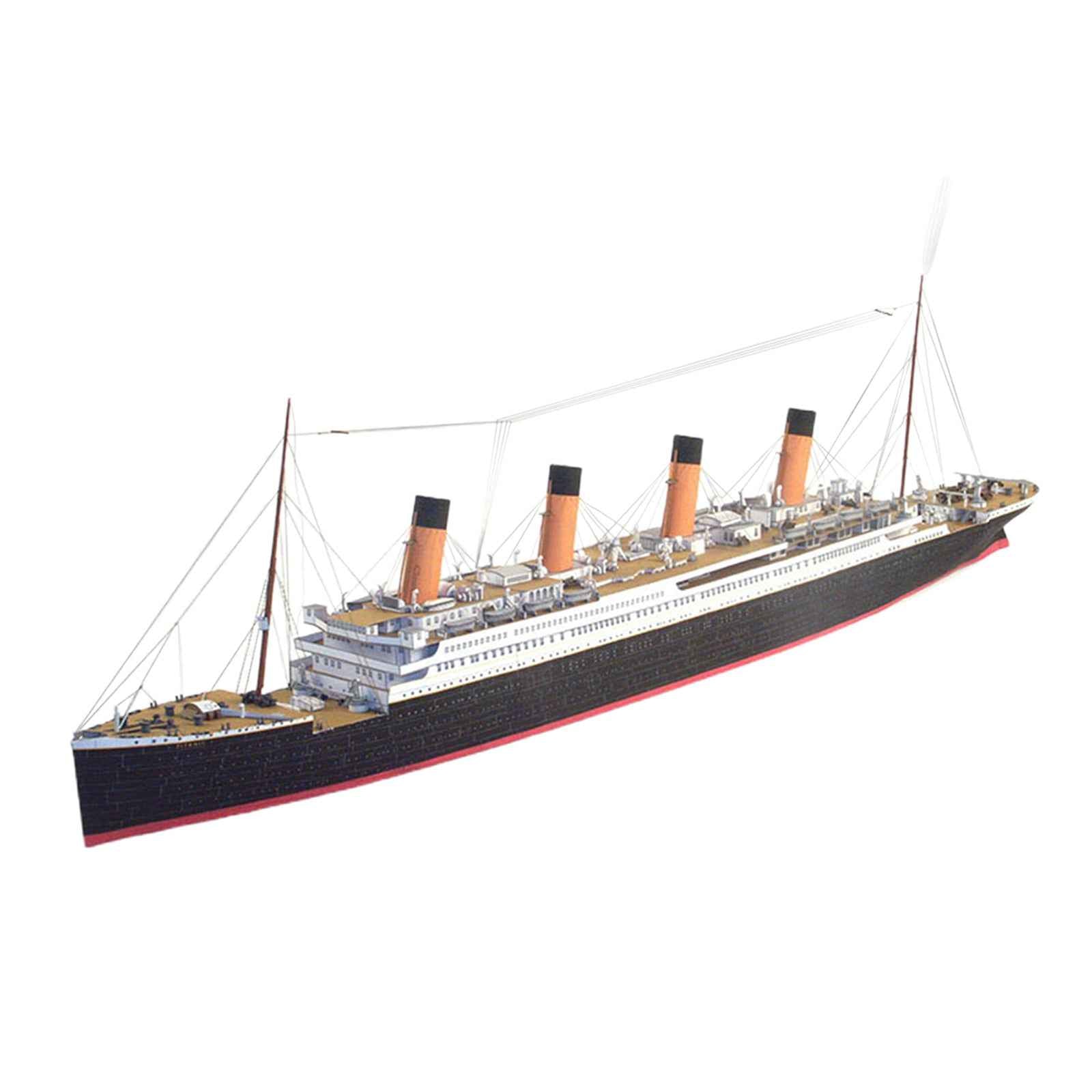 British Titanic Ship DIY Puzzle Assemble Paper Model Kit Desktop Decoration