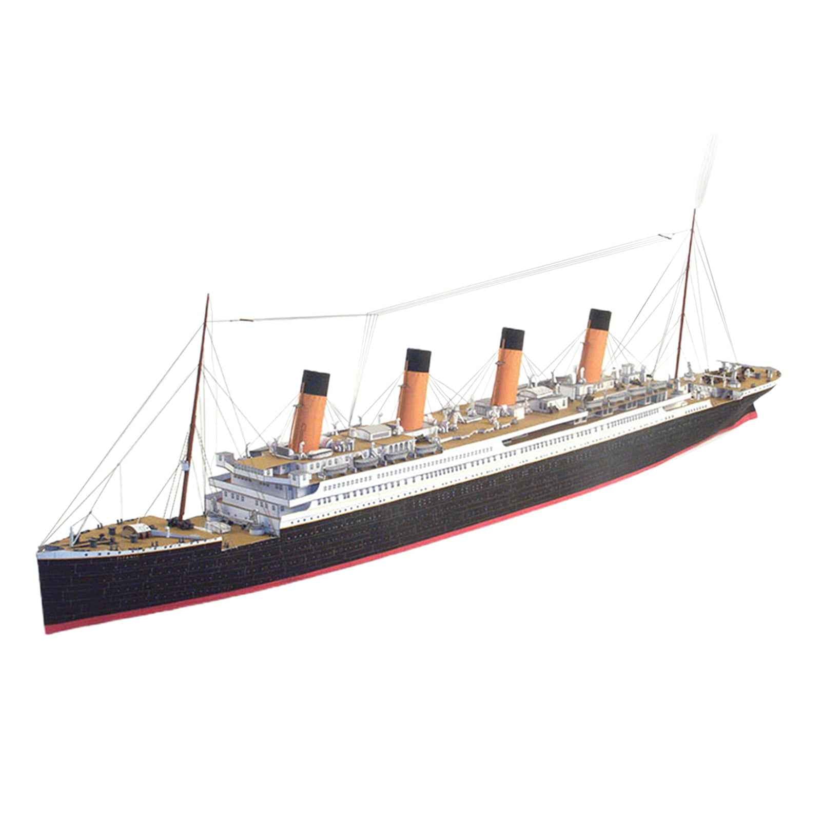 British Titanic Ship DIY Puzzle Assemble Paper Model Kit Desktop Decoration