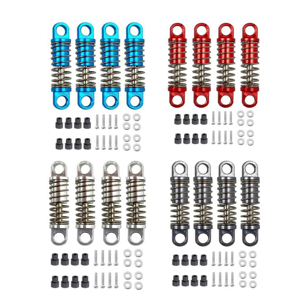 4pcs Shock Absorber for WlLoys P929 K979 1/28 Scale Drift RC Car Vehicle Blue
