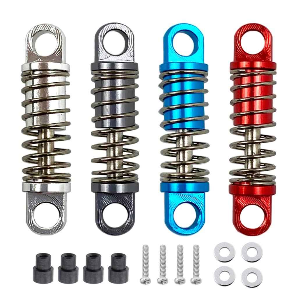 4pcs Shock Absorber for WlLoys P929 K979 1/28 Scale Drift RC Car Vehicle Blue