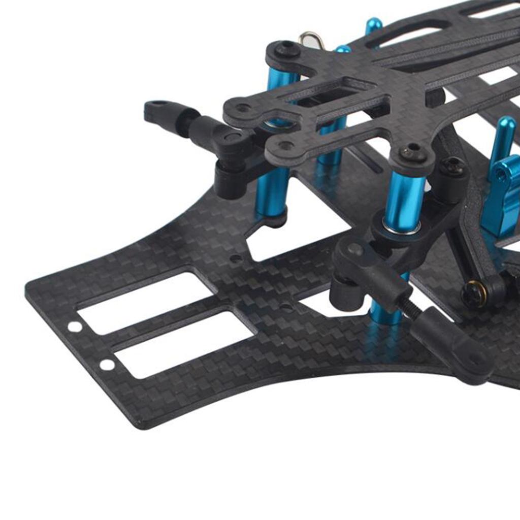 Carbon Touring Car Frame Kit For TAMIYA TT01 TT01E Rc 1/10 4WD Model Car