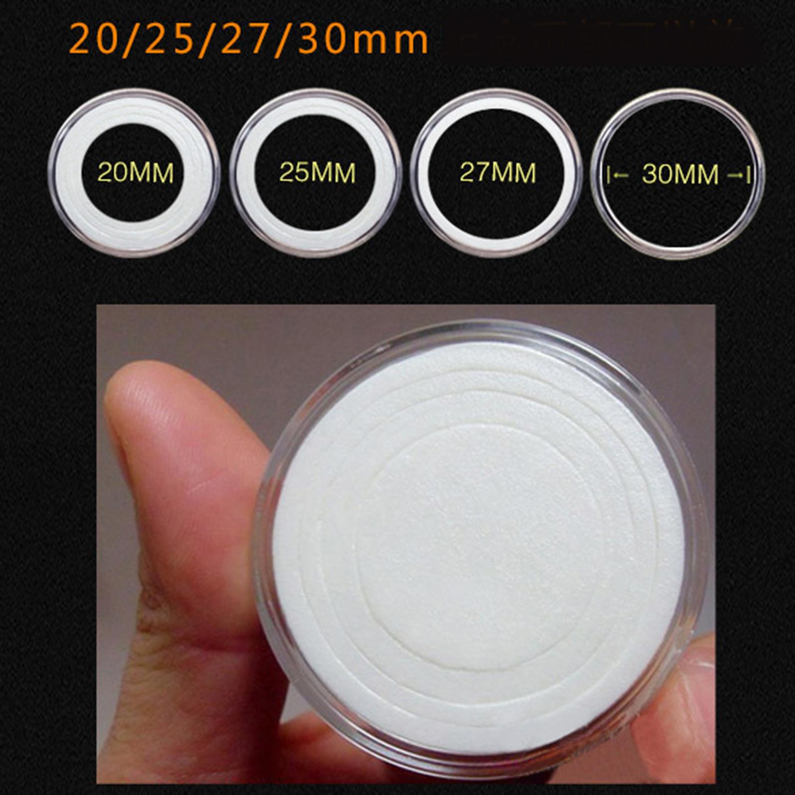 Coin Storage Box, Wooden Display Collection Container wtih 50Pcs Coin Holder