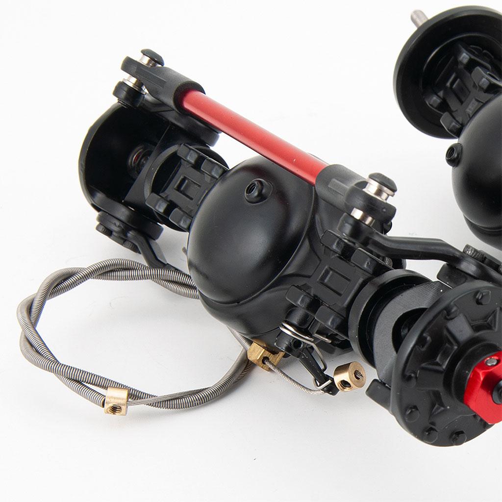 CNC Axle Assembly Set Fit for Tamiya 1:14 RC Tow Drag Truck Vehicle Upgrade front