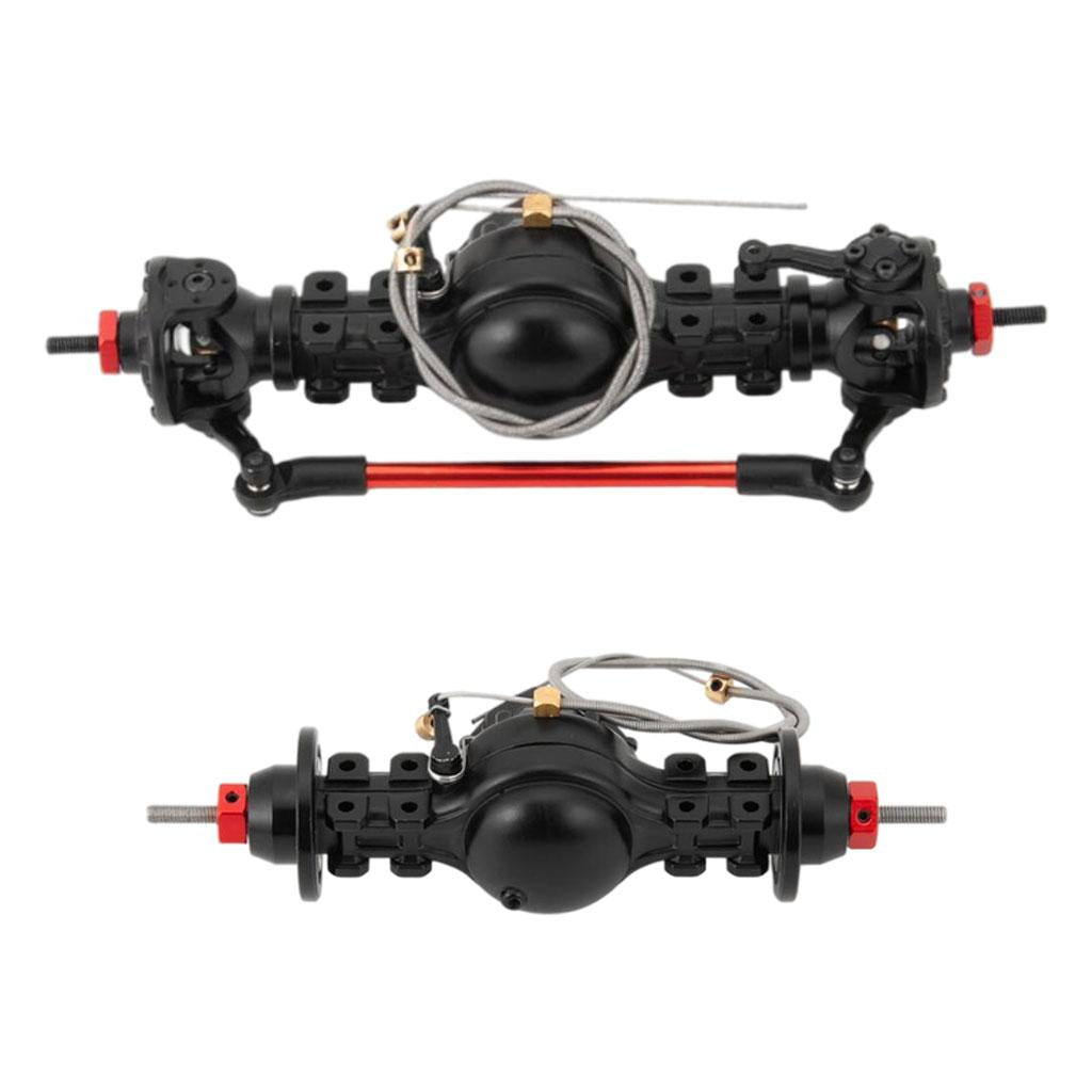 CNC Axle Assembly Set Fit for Tamiya 1:14 RC Tow Drag Truck Vehicle Upgrade front