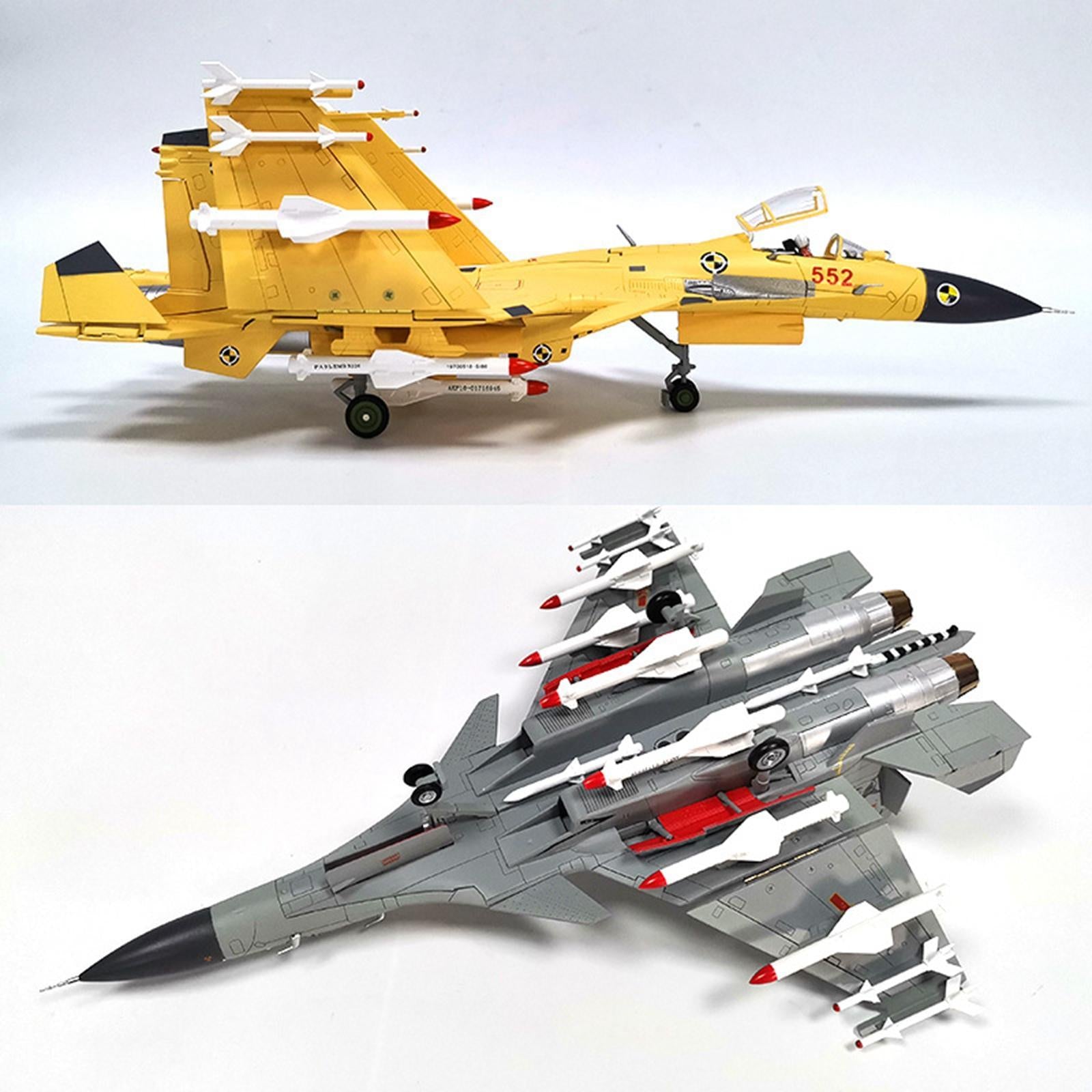 Alloy Fighter Model 1:48 Scale Hobbies Commemorate Toys Company Decorations Yellow