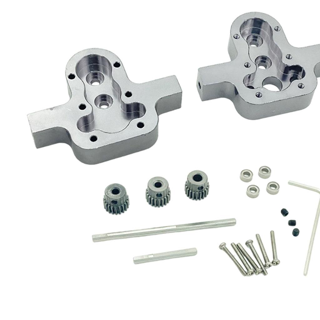 D90 Transfer Case Metal Upgrade Parts for 1/12 D90 D91 D96 MN98 99S titanium