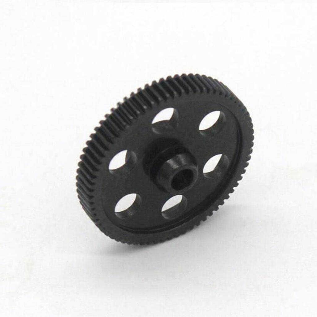 Black Steel Reduction Gear 70T Main Gear for LC Racing Ptg-2 1/10 RC Car