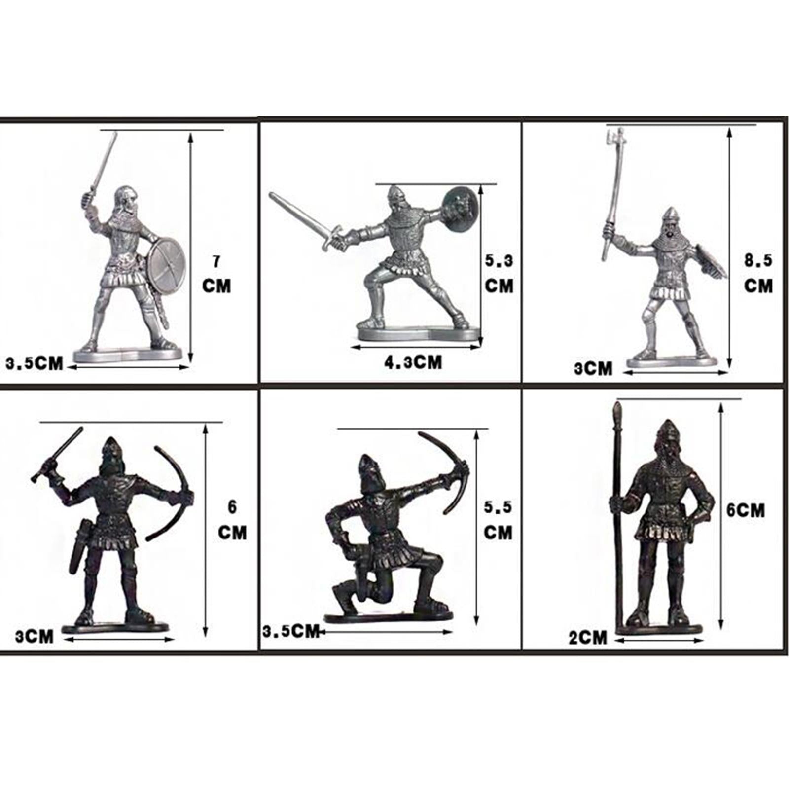 Castle Battle Model Set Puzzle Game Multicolor Knight for Home Ages Children C