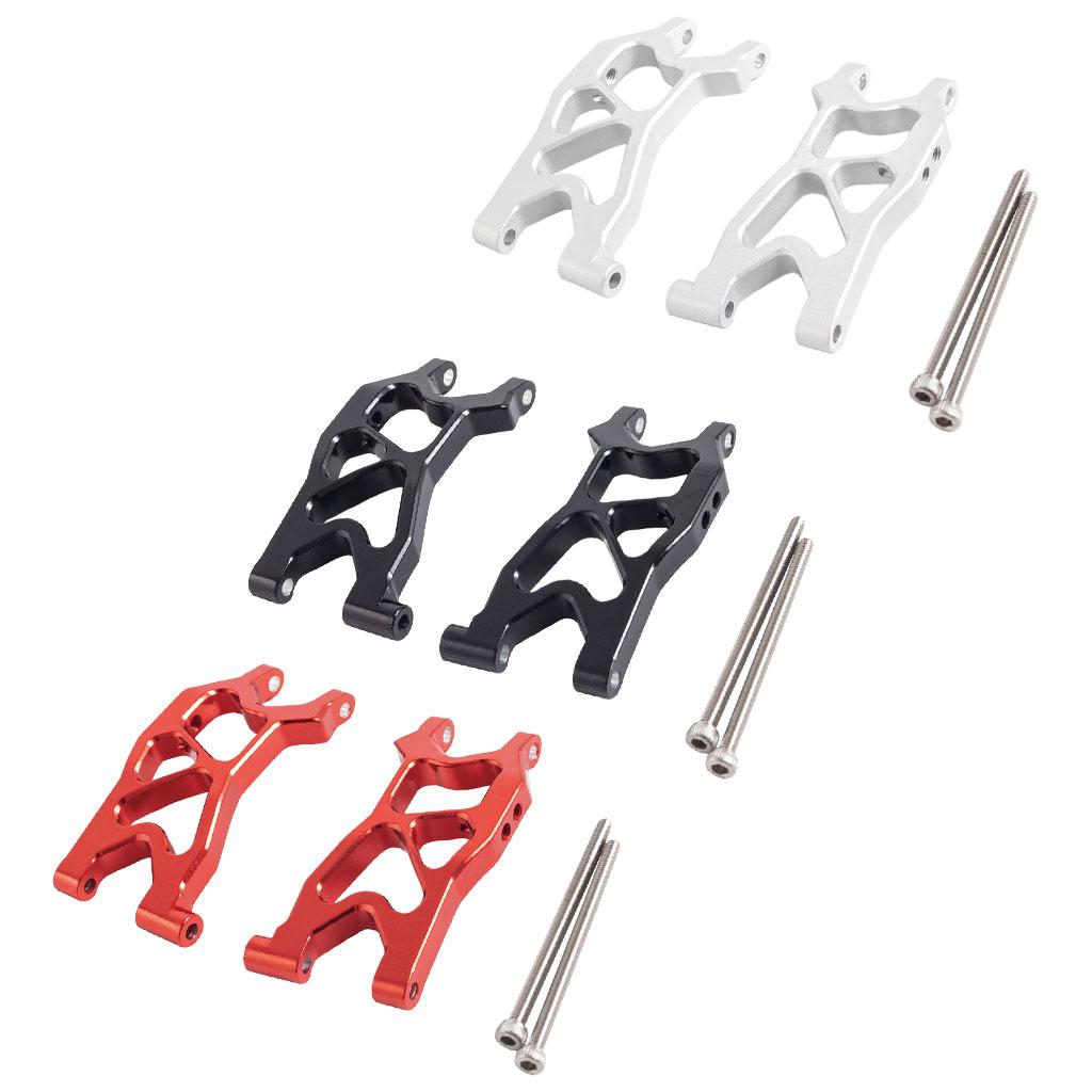 Aluminium Alloy RC Car A-Arms for 1/18 AXIAL JR AX90052 Racing Parts Black